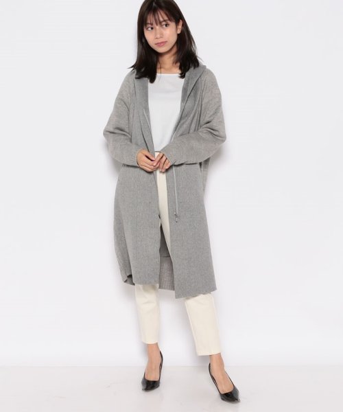 ニットドッキング フードリバーコート 