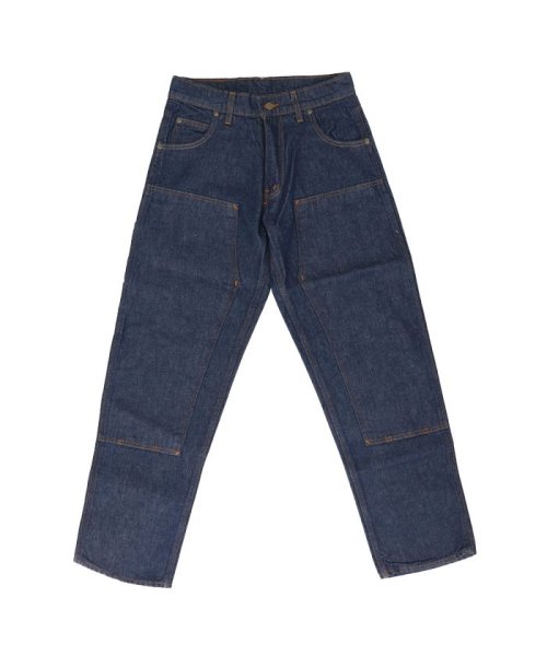 BACKYARD FAMILY(バックヤードファミリー)/PRISON BLUES プリズンブルースDoubleKnee Work Jeans/ダークブルー系1