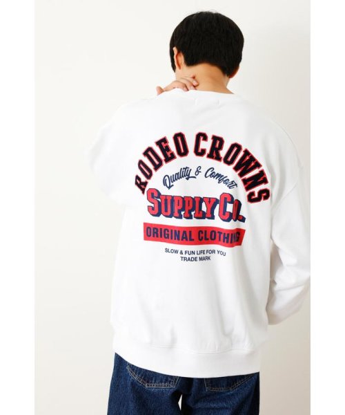 セール ロデオクラウンズワイドボウル Rodeo Crowns Wide Bowl コーデュロイアップリケスウェット Magaseek