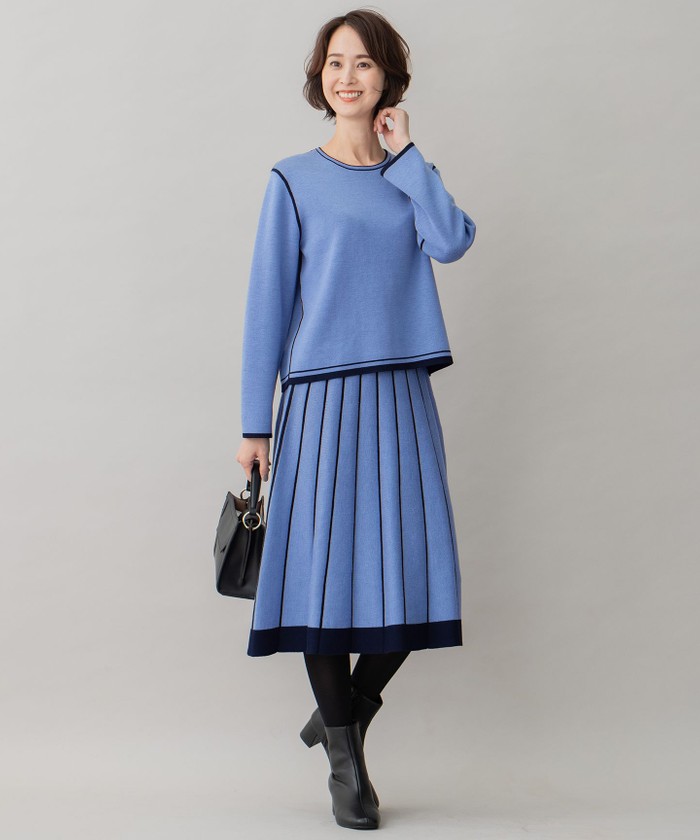 yanyan LAZA ニット セットアップ リバーシブル | www.jarussi.com.br