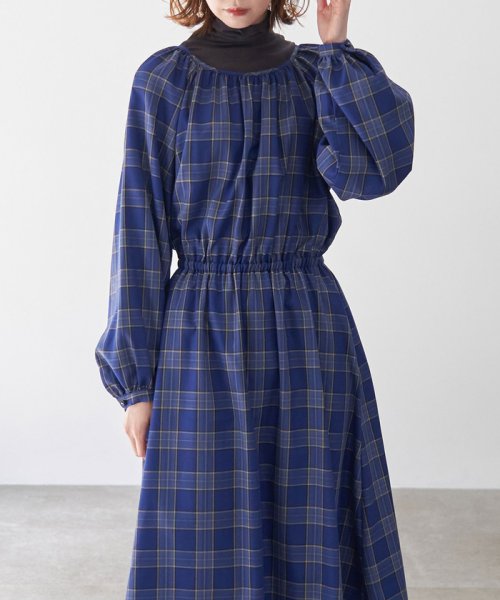 午後の紅茶 Rope Picnic チェックワンピース リンクコーデ ロペピクニック Rope Picnic Magaseek