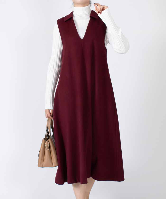 LE PHIL》ウールサキソニーワンピース（5343240108） | LE PHIL ( ル  