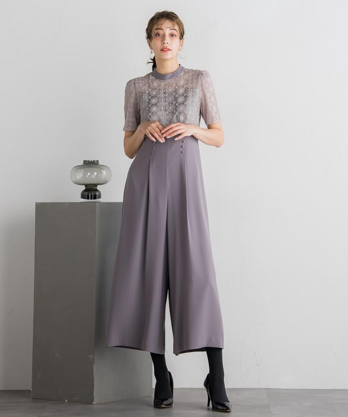 購入いただける 新品 ケティ ワンピース 配色 レース ひざ丈ワンピース Baler Gov Ph