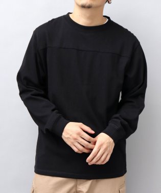 Goodwear/Goodwear グッドウェア USAコットン 切替 ロングスリーブ フットボールTシャツ ロンT 長袖 レギュラーシルエット/505005587