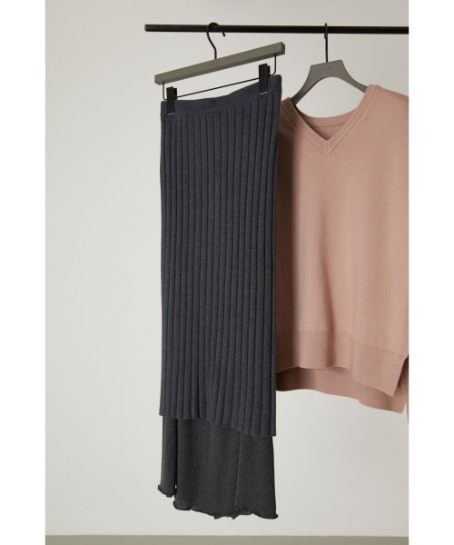 RIM.ARK(リムアーク)/2way knit SK/GRY