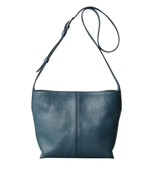 【フォルトゥーナ】レザーショルダーバッグ S 本革 ミニバッグ 革の裁断面 斜め掛けはもちろん