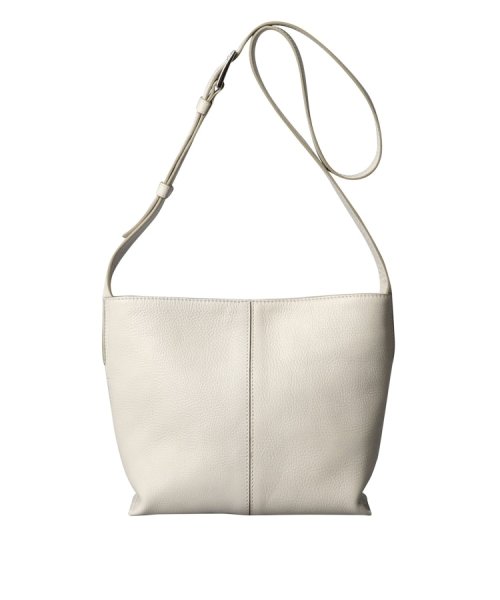 【フォルトゥーナ】レザーショルダーバッグ S 本革 ミニバッグ 革の裁断面 斜め掛けはもちろん