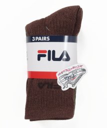 FILA socks Ladies/クルーソックス 3足組 レディース/504948954