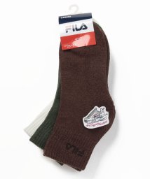 FILA socks Ladies(フィラ　ソックス　レディース)/アンクルリブソックス 3足組 レディース/その他1