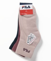 FILA socks Ladies(フィラ　ソックス　レディース)/アンクルリブソックス 3足組 レディース/その他2