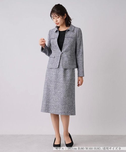 ラメツイードジャケット×スカートセットアップ(504982473) | レリアン  
