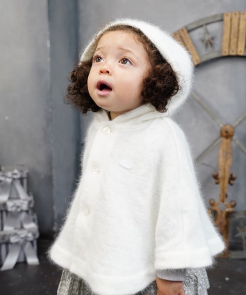 ベビー スパイキーアンゴラ ケープ 