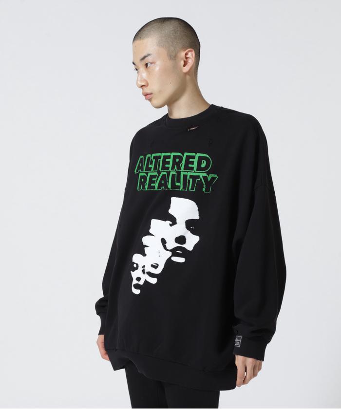 RAF SIMONS Altered Reality Cut Out shirt