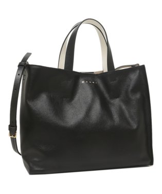 MARNI/マルニ トートバッグ ミュゼオ ブラック ホワイト メンズ レディース MARNI SHMP0069U5 P2644 Z582N/505010314