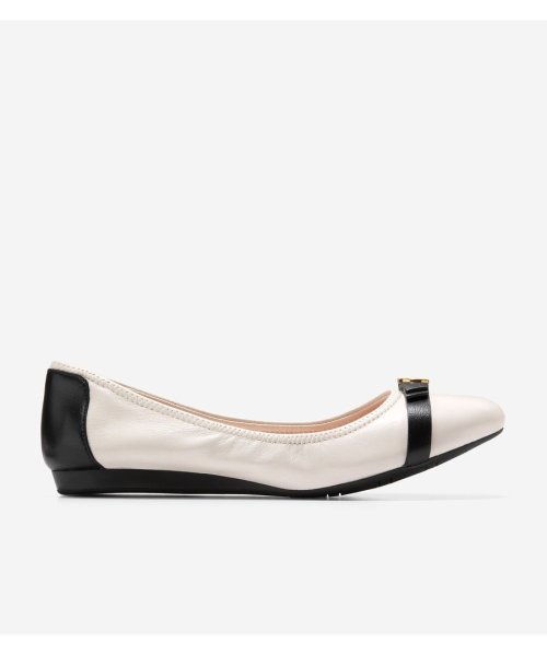 COLE HAAN(コールハーン)/トバ ボウ バレエ womens/アイボリー