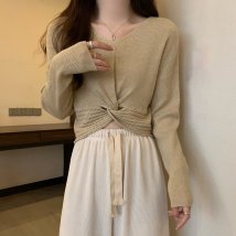 miniministore/フロントツイスト ニットプルオーバー秋服/505012038