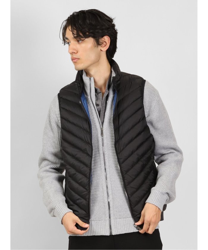 ダウンベスト ダウン 「UNISEX」T W Stretch Prime-Over Puffer Vest