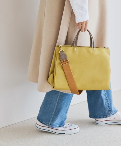 russet(ラシット)/《SHOPPER》トートバッグ S【THE CLOUDS NYLON】(CE－286)/マスタード