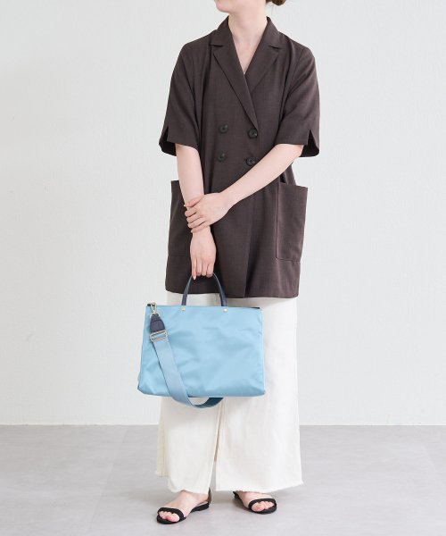 russet(ラシット)/ 《SHOPPER》トートバッグ M【THE CLOUDS NYLON】(CE－287)/サックス