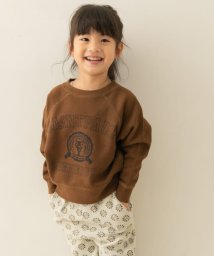 URBAN RESEARCH DOORS（Kids）(アーバンリサーチドアーズ（キッズ）)/『親子リンク』カレッジロゴスウェットプルオーバー(KIDS)/BROWN