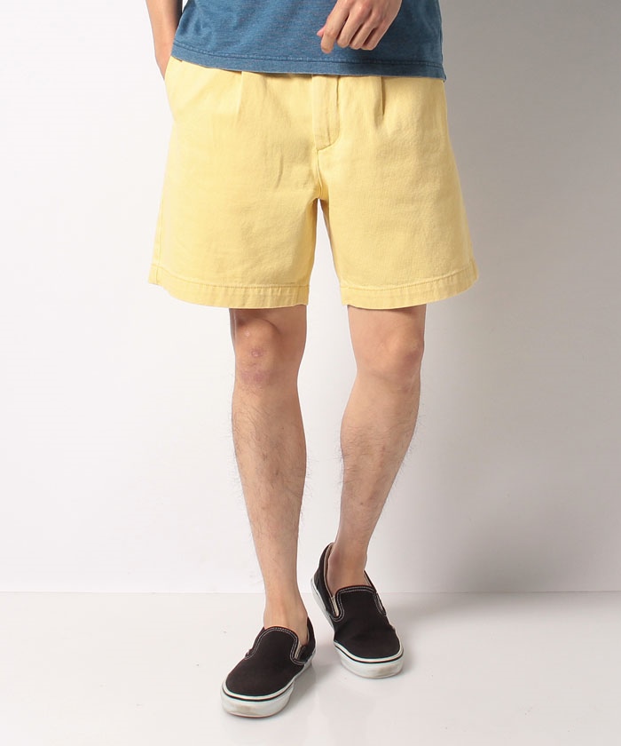 XX CHINO PLEATED SHORT GARDENIA YLOW NS