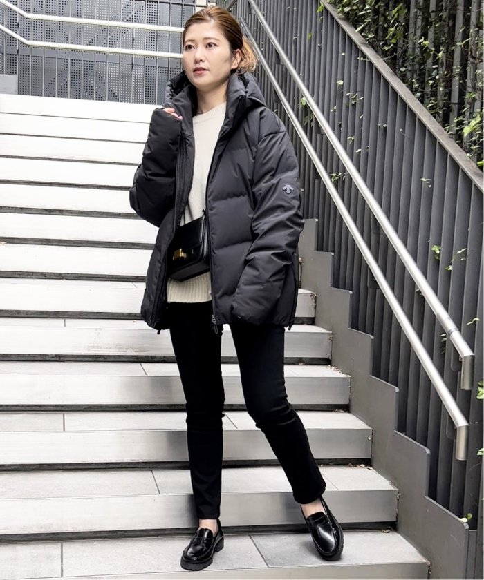 DESCENTE ALLTERRAIN】水沢ダウンオーバーサイズライトジャケット 特価商品 ダウンジャケット ブラウン Mサイズ SPICK&SPAN by U ダウンジャケット