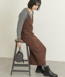 UR Lab.(アーバンリサーチラボ)/コーデュロイキャミワンピース/BROWN