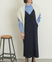 UR Lab.(アーバンリサーチラボ)/コーデュロイキャミワンピース/NAVY