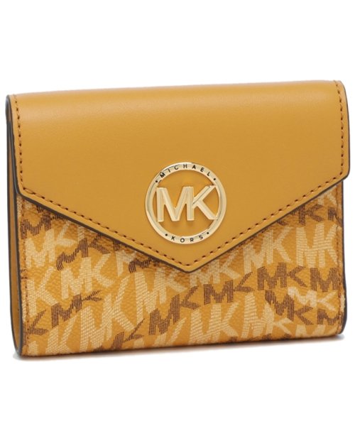 MICHAEL KORS(マイケルコース)/マイケルコース 三つ折り財布 グリニッジ ミニ財布 イエロー レディース MICHAEL KORS 32F2GGRE6I 706/その他