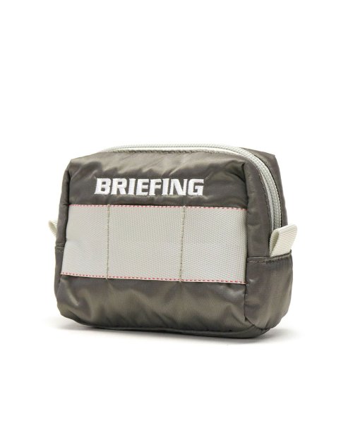 BRIEFING GOLF(ブリーフィング ゴルフ)/【日本正規品】 ブリーフィング ゴルフ ポーチ BRIEFING GOLF MK POUCH S ECO TWILL ラウンドポーチ 撥水 BRG223G49/ライトグレー