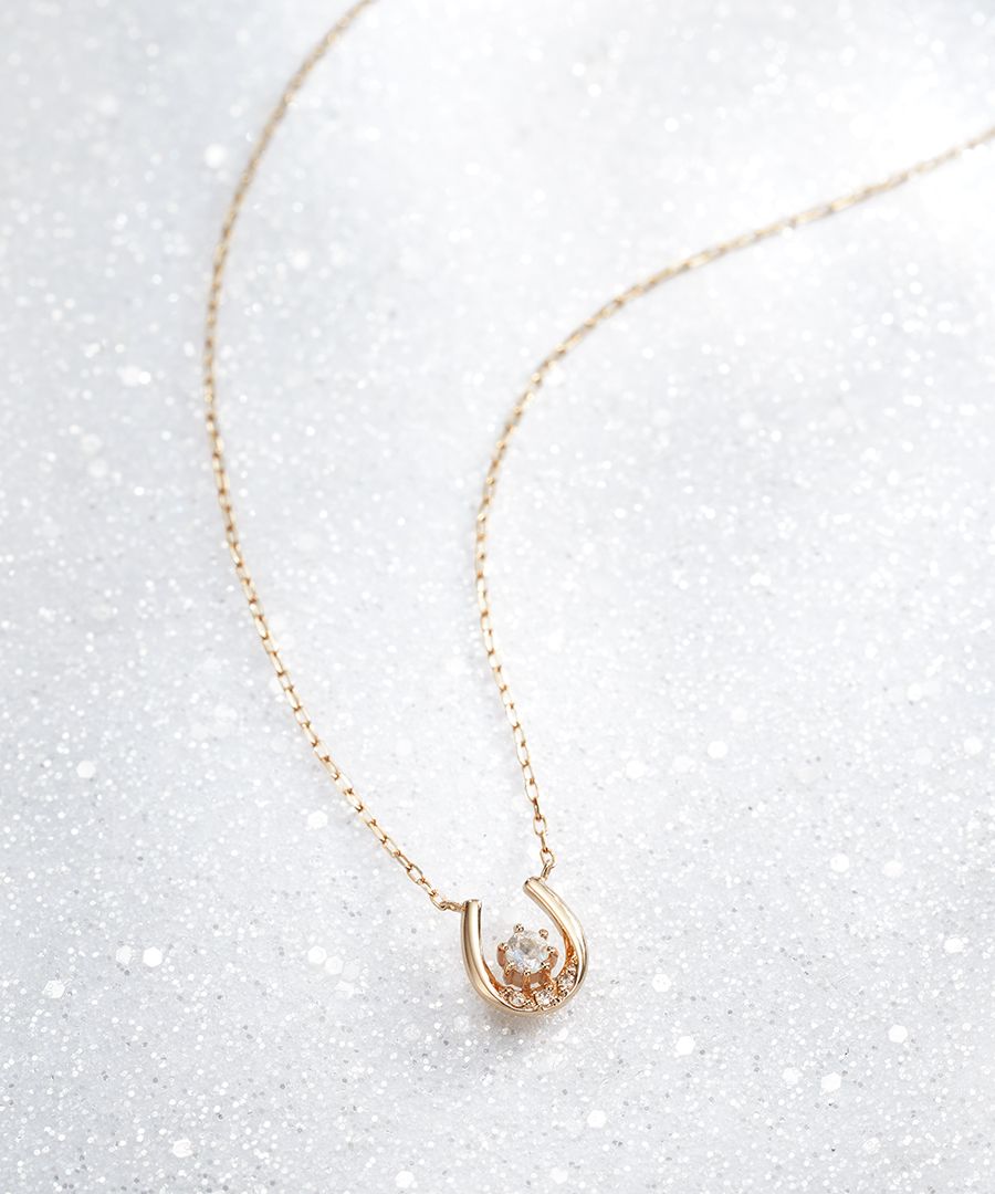 【Christmas Limited】K10 4℃アクアゴールド ネックレス