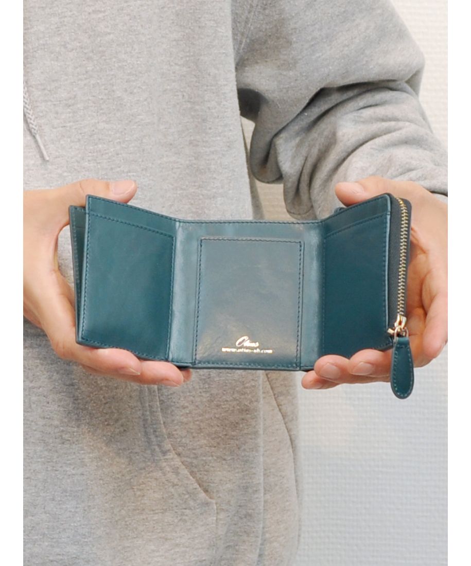 Otias オティアス / オイルカウレザー三つ折り財布(505003001