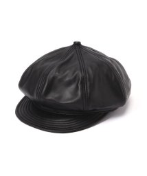 Schott/LEATHER NEWSBOY CAP/レザー ニュースボーイキャップ キャスケット/504922307