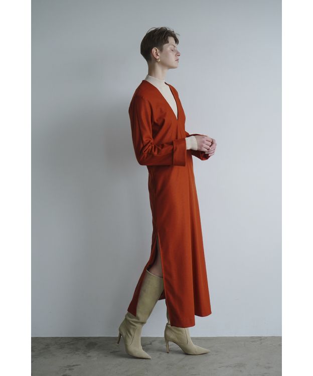 セール】V NECK STRAIGHT LINE ONE PIECE(505006363) | クラネ(CLANE