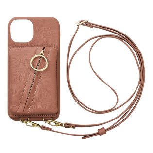 MAELYS LOUNA/【iPhone14/13 ケース】Clutch Ring Case (gray pink)/505014057