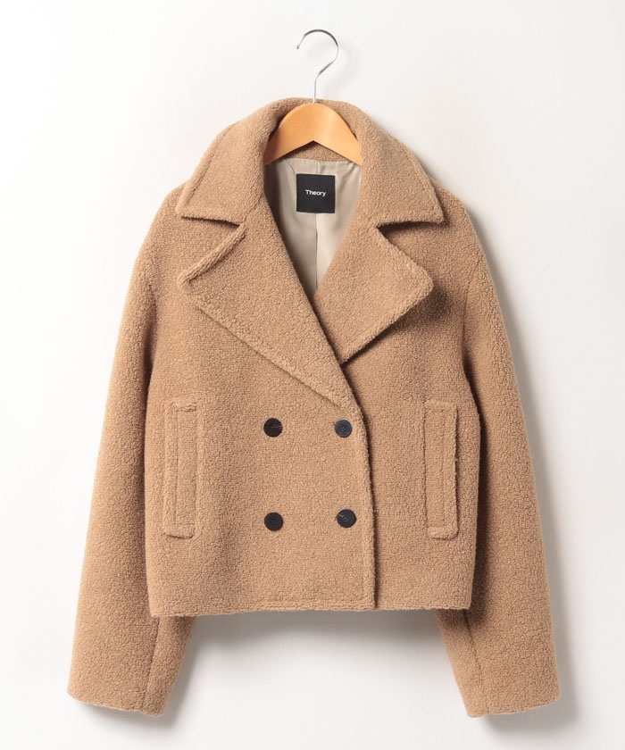 セール】Pコート TEDDY FLEECE FAUX FUR PEA(505014695) | セオリー ...