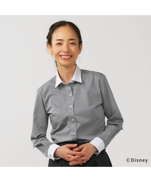 Tokyo Shirts Tokyo Shirts ディズニー ワイド 長袖 形態安定 レディースシャツ Magaseek