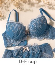 fran de lingerie(フランデランジェリー)/Noble Tiara ノーブルティアラ コーディネートブラジャー D65－F80カップ/ブルー