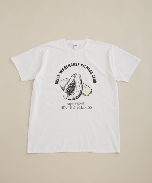 nano・universe(ナノ・ユニバース)/Fruit of the Loom/別注Hiranuma Hisayuki Tee 2/ホワイト