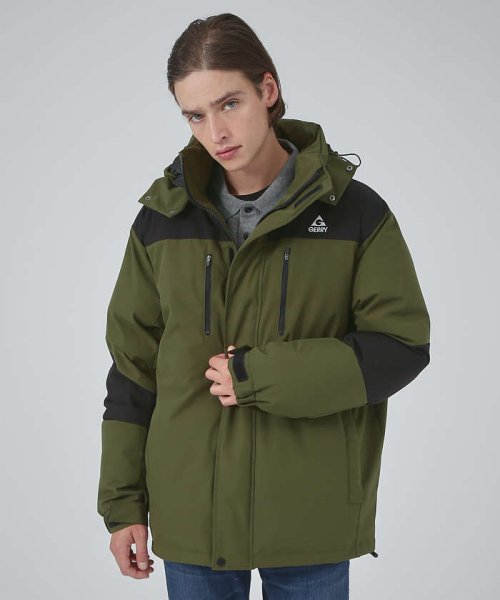 GERRY ジェリーファイバーダウン/フード脱着 GERRY