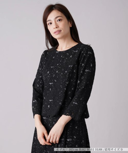 【セレモニー】レースブラウススーツ 