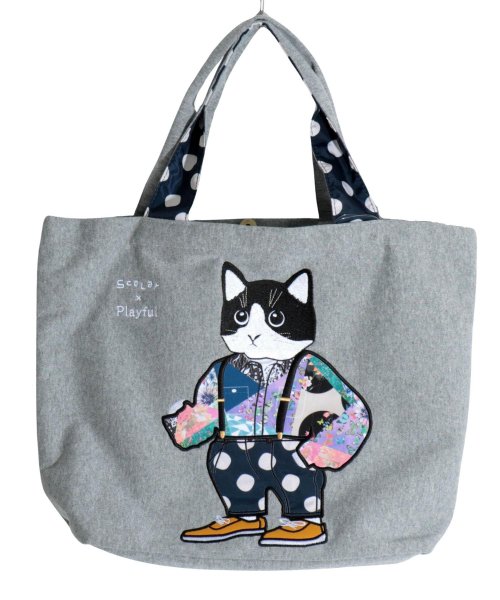 スカラー プレイフルコラボ スウェットトートバッグ スカラー Scolar Magaseek
