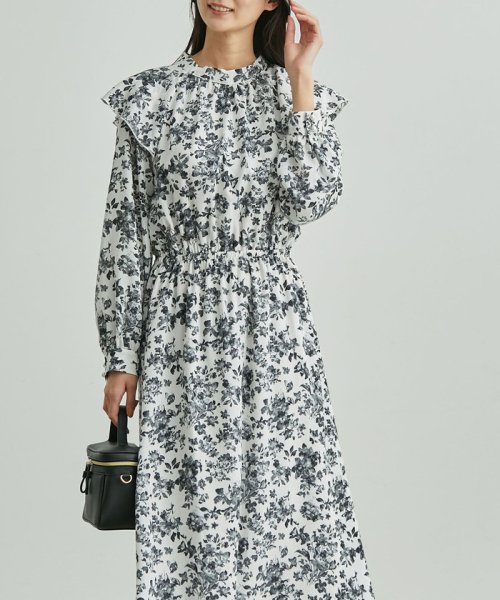 リンクコーデ フリルデザイン花柄ワンピース ロペピクニック Rope Picnic Magaseek