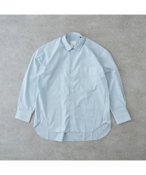 BRICK＆SONS/リラックスバックプリーツシャツ<シアンストライプ>/505019913