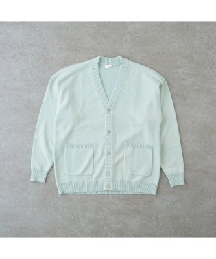 BRICK＆SONS/CORDURAリラックスＶネックカーディガン<グリーン>/505019923