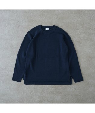 BRICK＆SONS/CORDURAリラックスラグランスリーブニット<ネイビー>/505019925