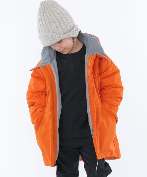 SHIPS KIDS(シップスキッズ)/【SHIPS KIDS別注】MOUN TEN.:110～140cm / ＜撥水＞インサレーション コート/オレンジ