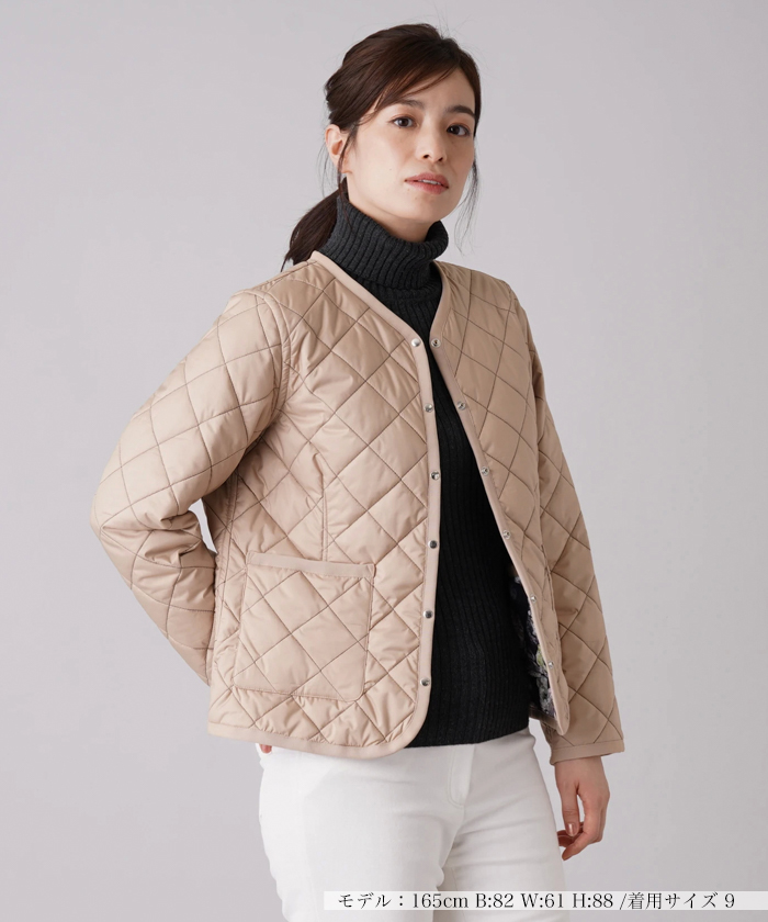 90%OFF】 美品 人気 レリアン オリジナル キルティングジャケット
