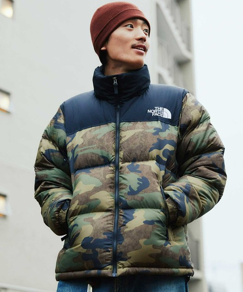 ノベルティーヌプシジャケット THE NORTH FACE 迷彩柄 タグあり 