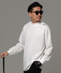 SB Select(エスビーセレクト)/SHI－JYOMAN GOLF バッグロゴモックネックロンTEE 長袖Tシャツ/ホワイト